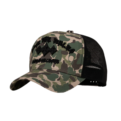 FTR TRUCKER BARBAS HATS - GOOD & EVIL