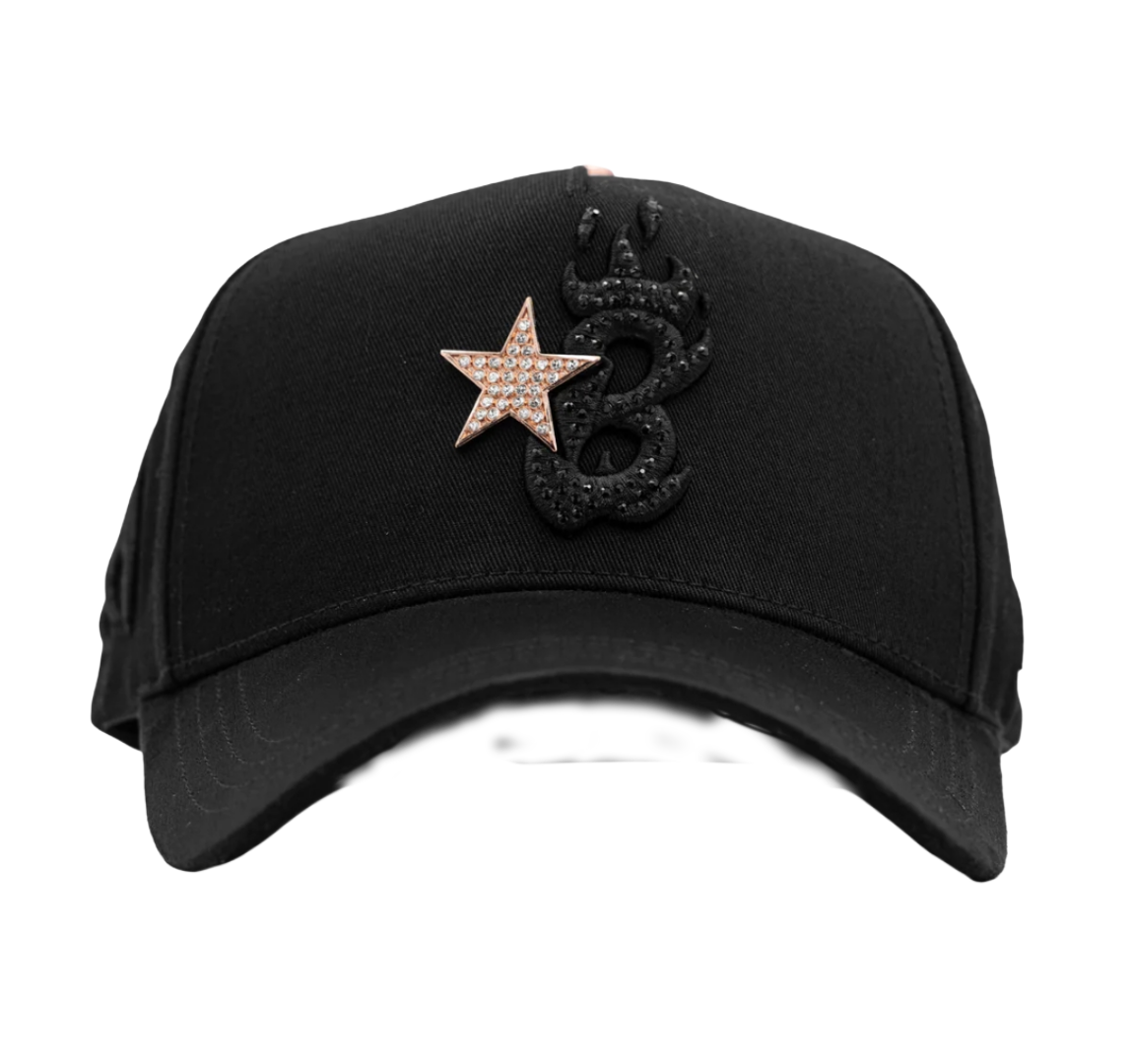 Barbas Hats - B Star Rose Gold