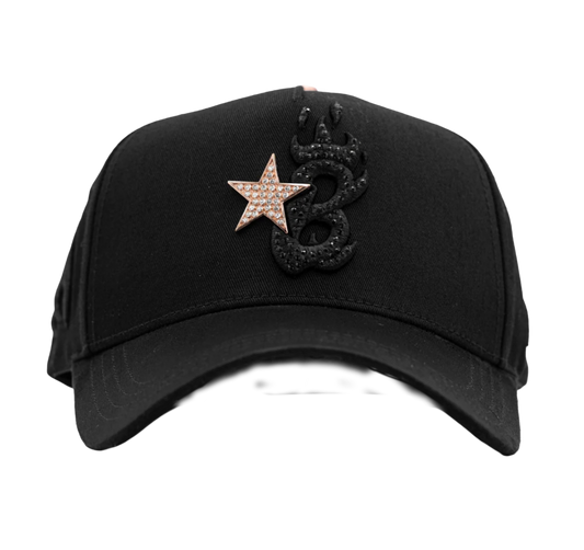 Barbas Hats - B Star Rose Gold